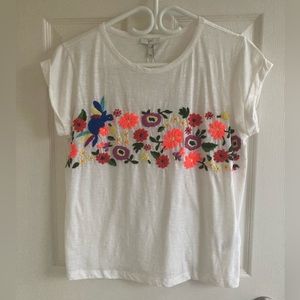 COPY - NWT Joie Embroidered T-shirt small